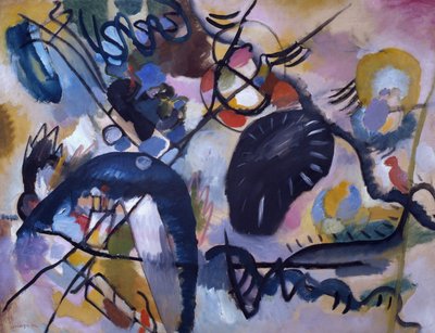 Schwarzer Fleck, 1912 von Wassily Kandinsky